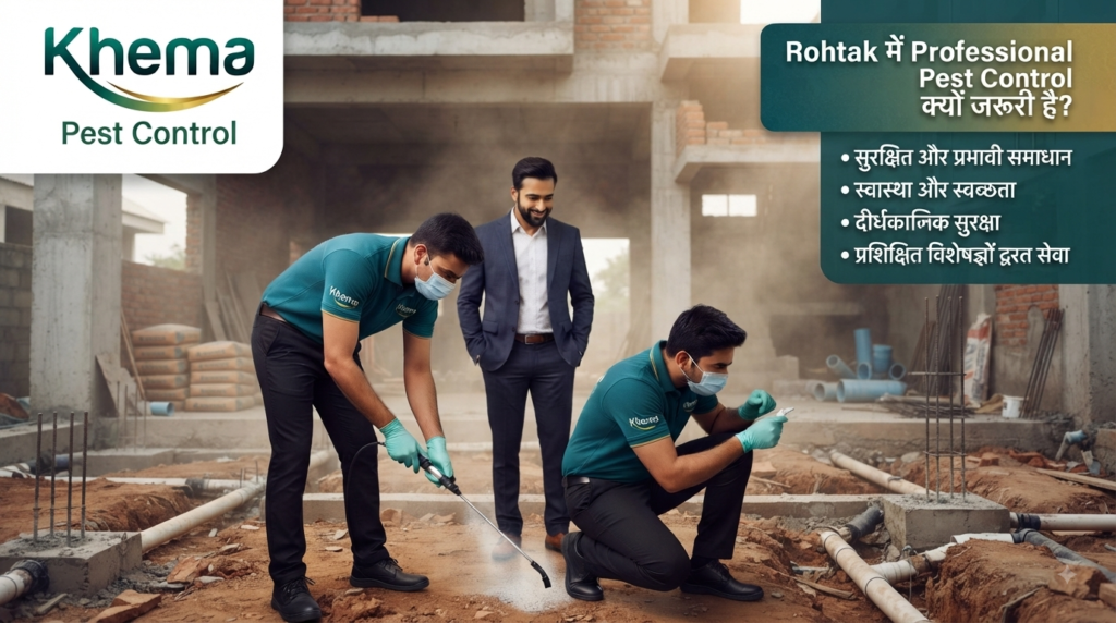 Rohtak में professional pest control